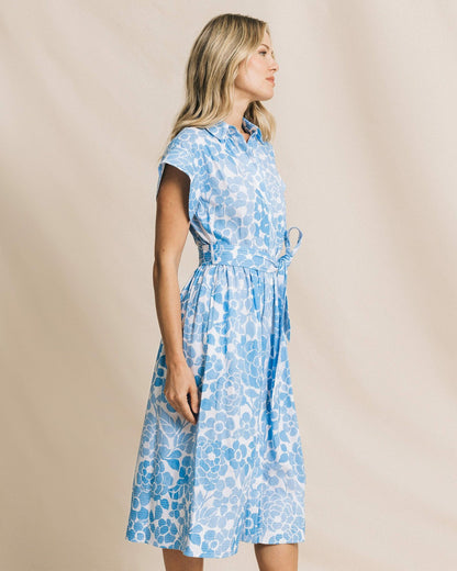 Tinley Printed Belted Midi Shirtdress | Southern Tide Smart Buy