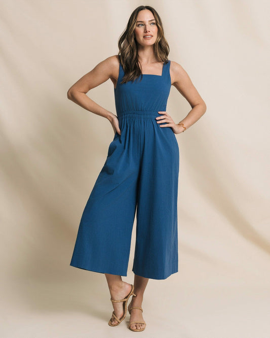 Jill Seersucker Jumpsuit | Southern Tide Popular