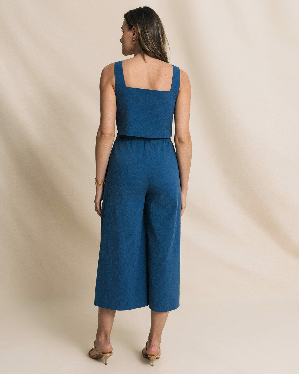 Jill Seersucker Jumpsuit | Southern Tide Popular