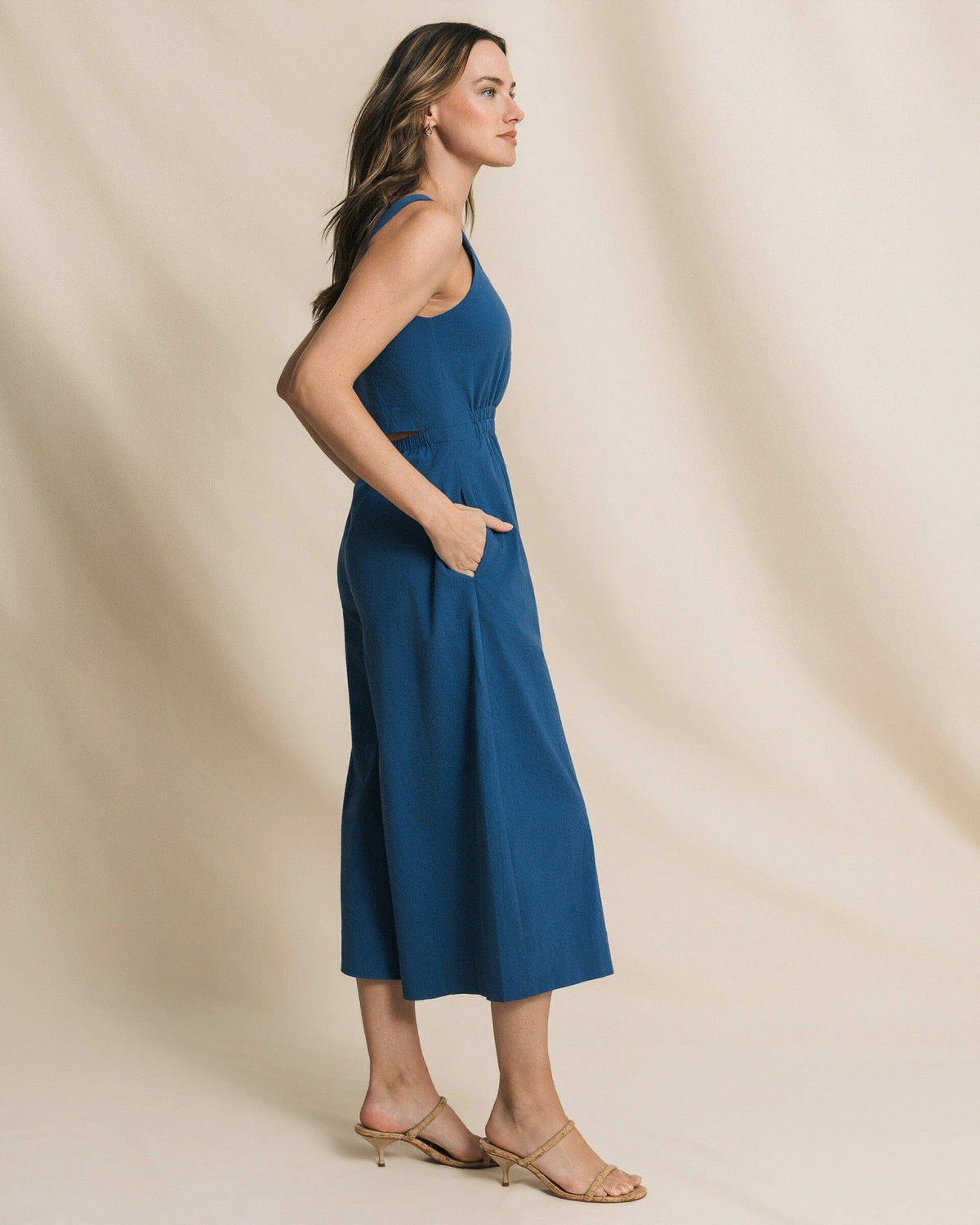 Jill Seersucker Jumpsuit | Southern Tide Popular