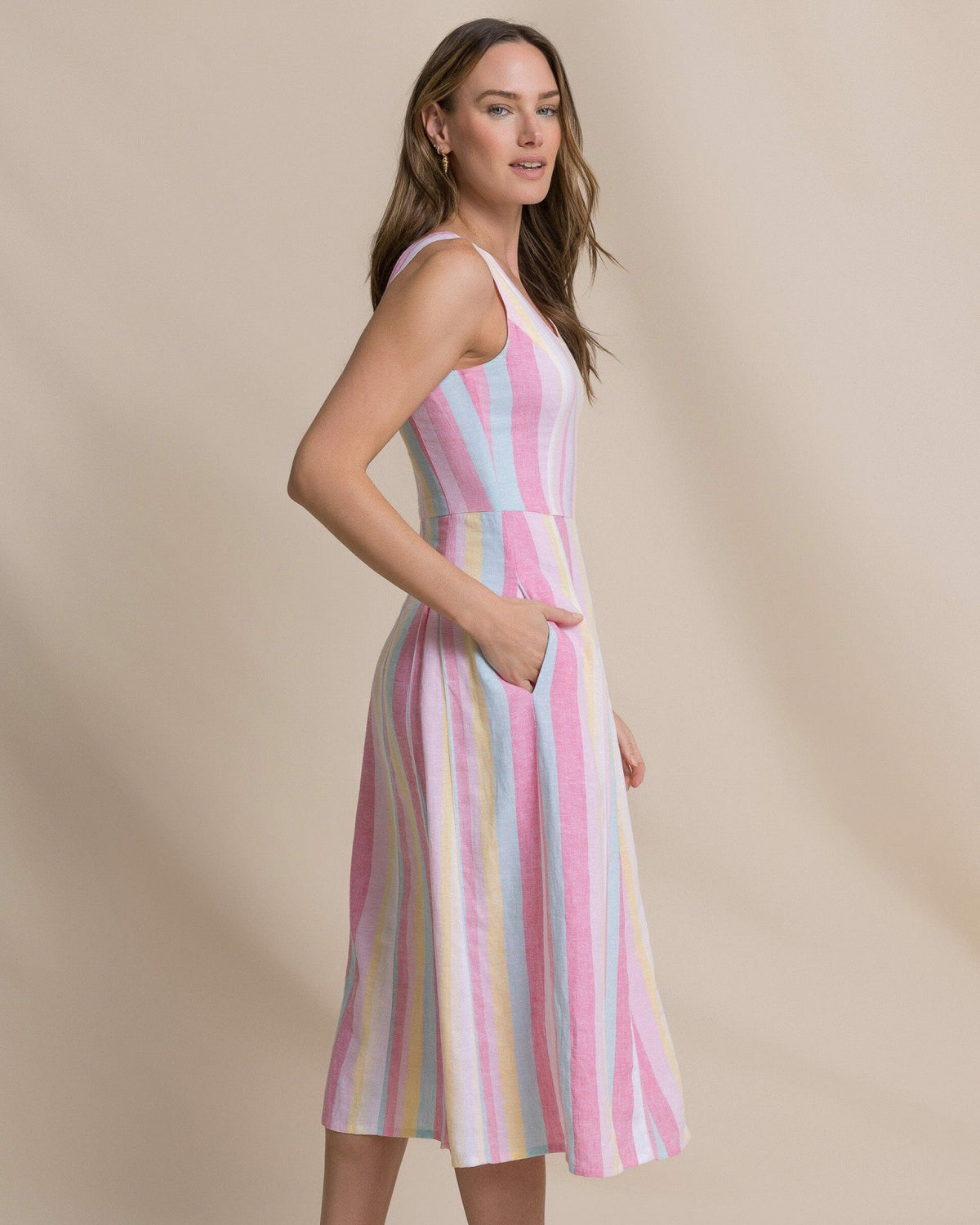 Charmaine Gored Midi Dress | Southern Tide Best Price