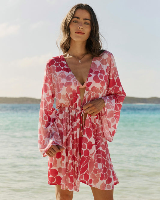 Floral Bell Sleeve Short Tunic Cover-Up | Southern Tide Hot Sale