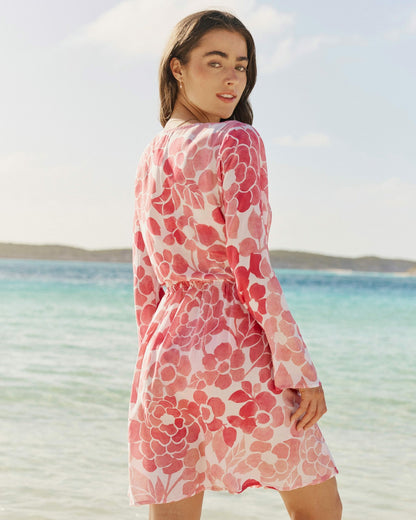 Floral Bell Sleeve Short Tunic Cover-Up | Southern Tide Hot Sale