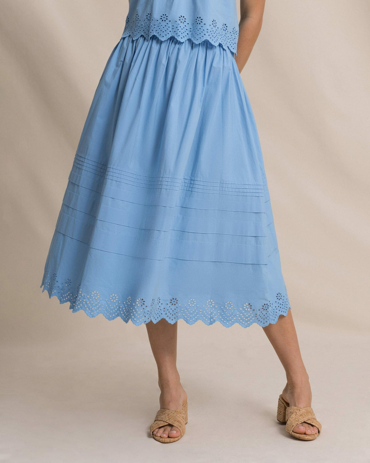 Gigi Eyelet Midi Skirt | Southern Tide Top Pick