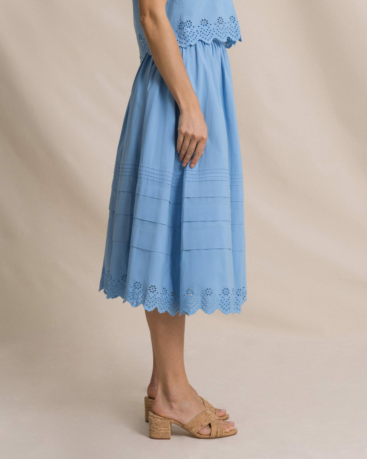 Gigi Eyelet Midi Skirt | Southern Tide Top Pick
