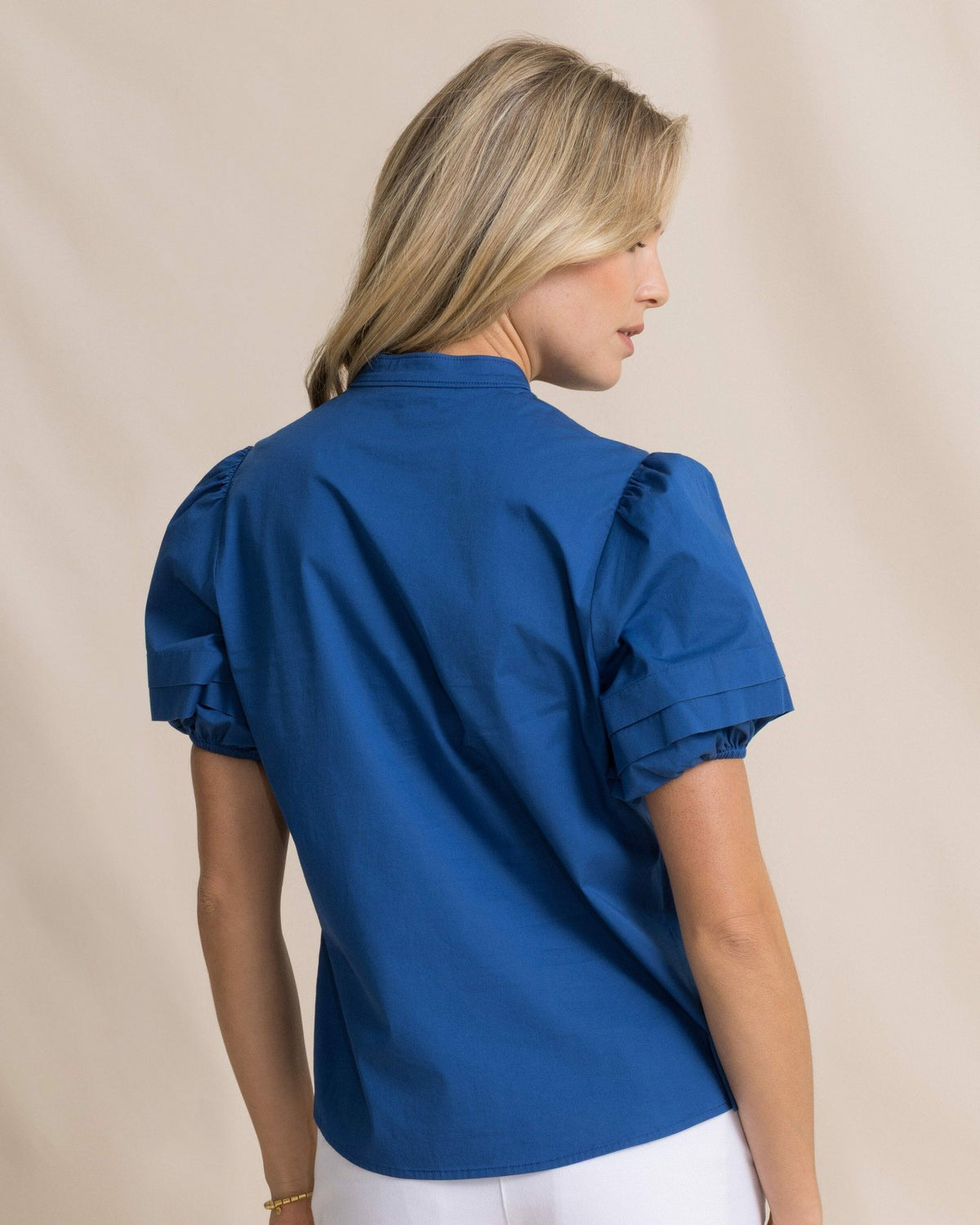 Payge Solid Poplin Top | Southern Tide Classic