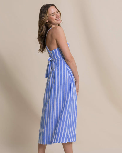 Cinzia Striped Cross Strap Dress | Southern Tide Special Offer