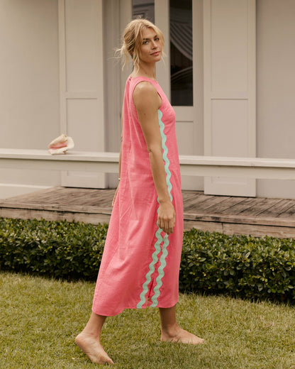 Zalia Side Stripe Maxi Dress | Southern Tide Premium