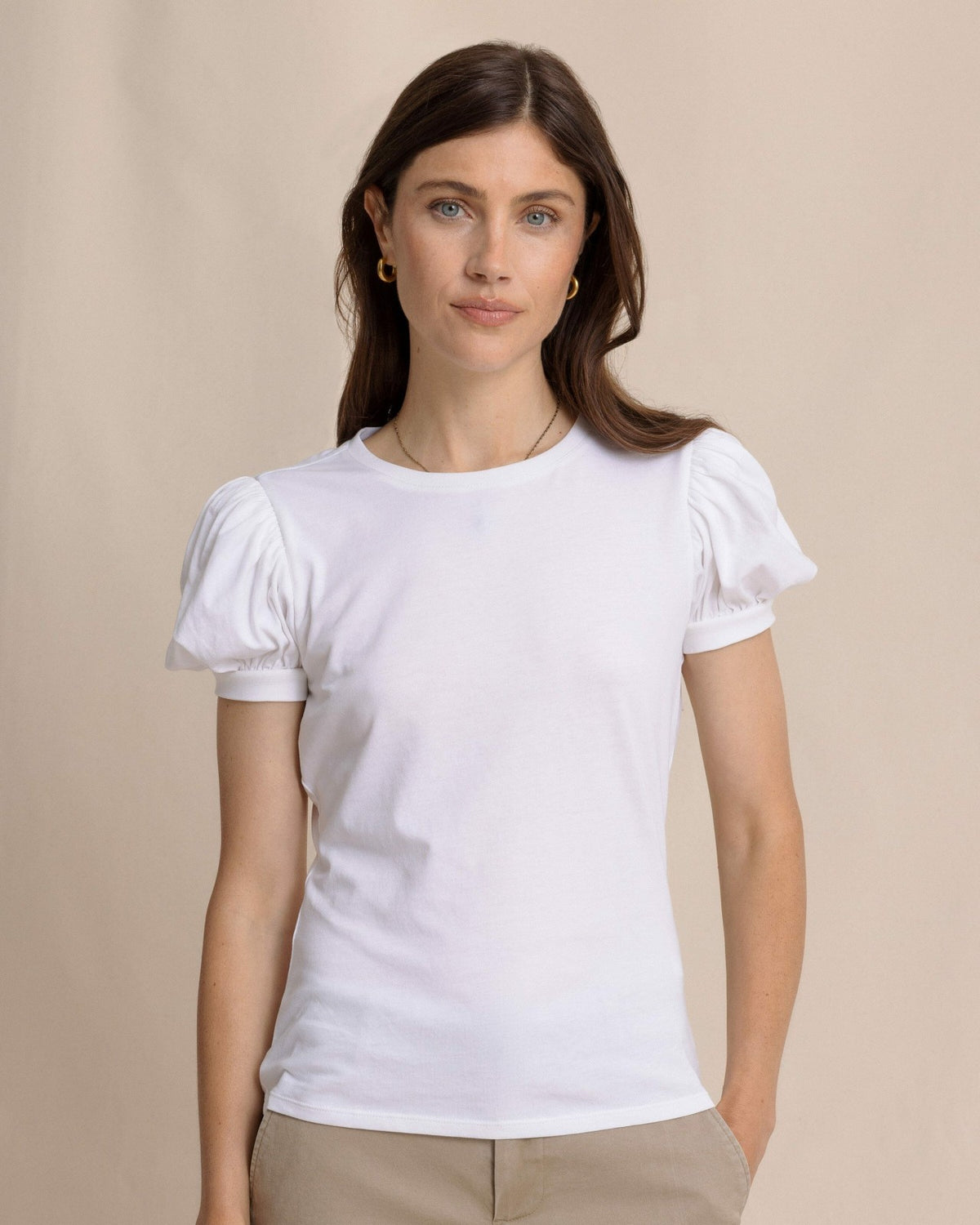 Eileen Ruffle Tee | Southern Tide Exclusive