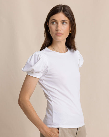 Eileen Ruffle Tee | Southern Tide Exclusive