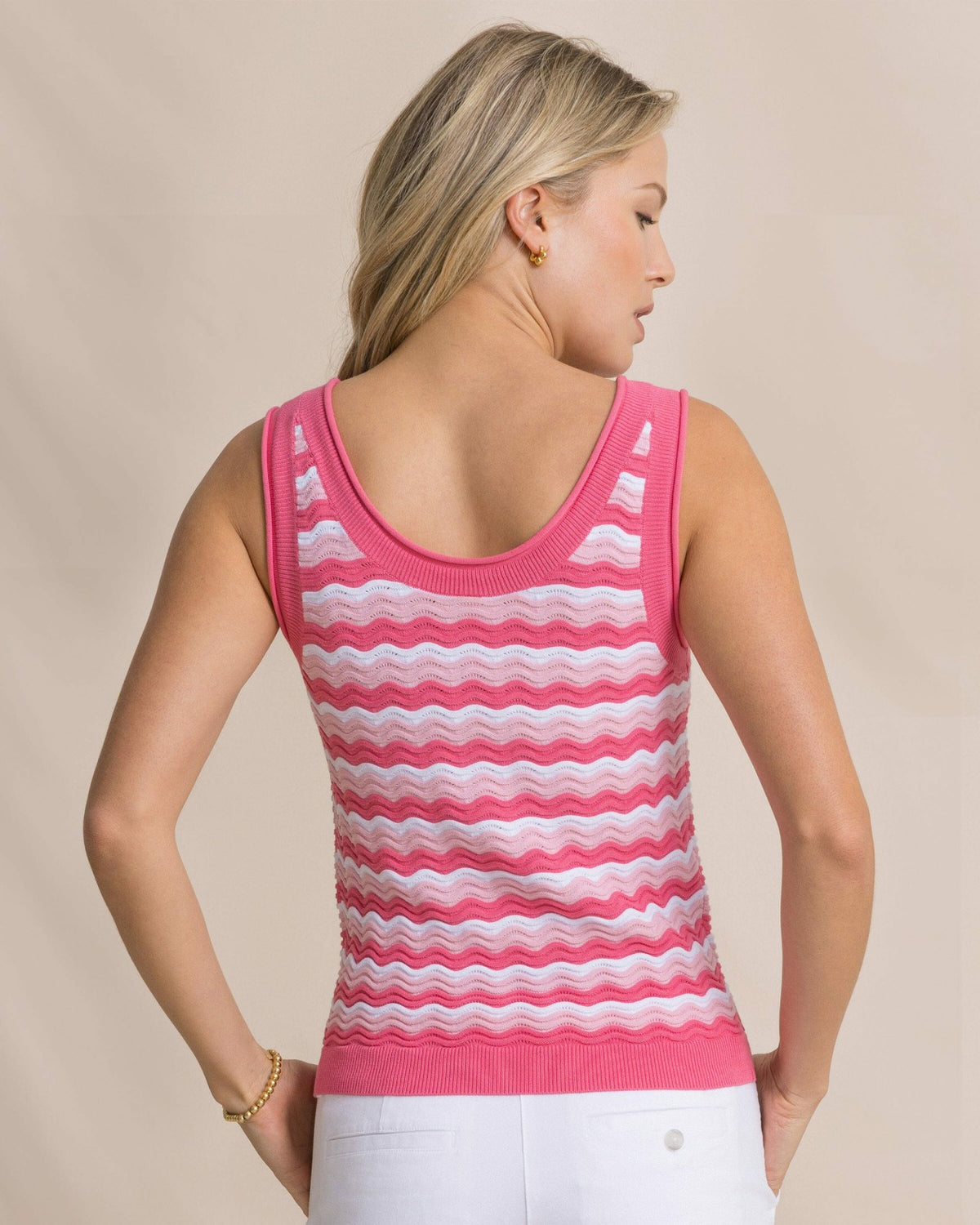 Lucila Sweater Tank - Island Pink | Southern Tide Essential
