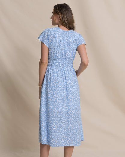 Clementine Flutter Sleeve Midi Dress | Southern Tide Trending