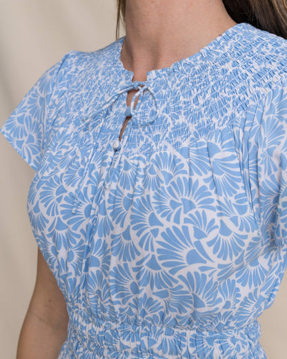 Clementine Flutter Sleeve Midi Dress | Southern Tide Trending