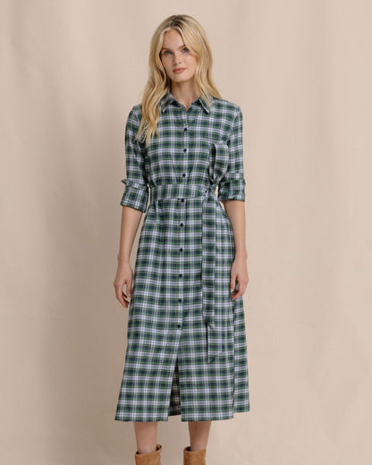 Trista Gordan Tartan Shirt Dress | Southern Tide Latest