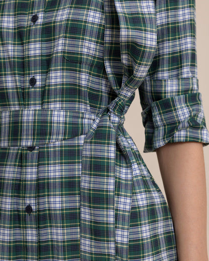 Trista Gordan Tartan Shirt Dress | Southern Tide Latest