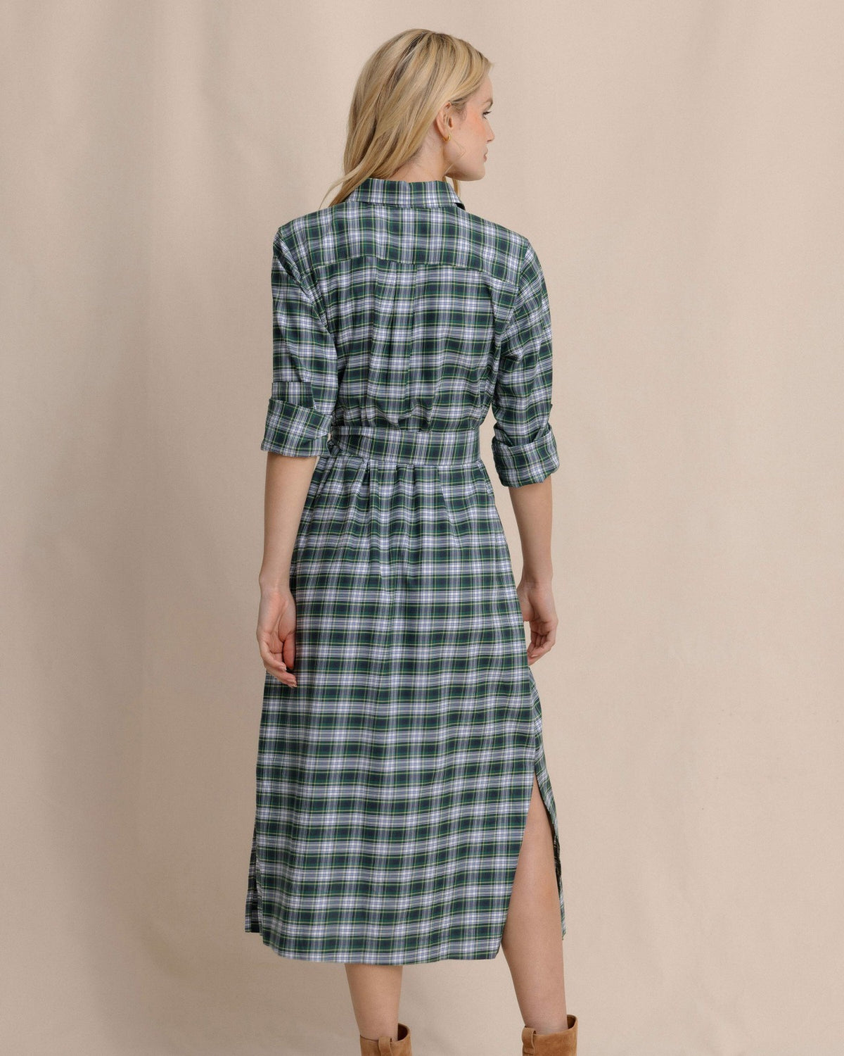 Trista Gordan Tartan Shirt Dress | Southern Tide Latest