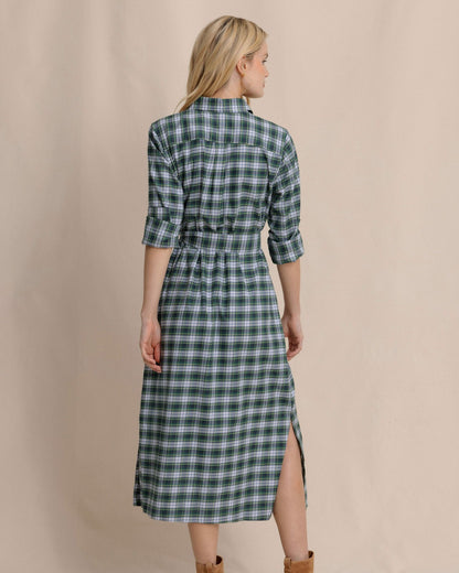 Trista Gordan Tartan Shirt Dress | Southern Tide Latest