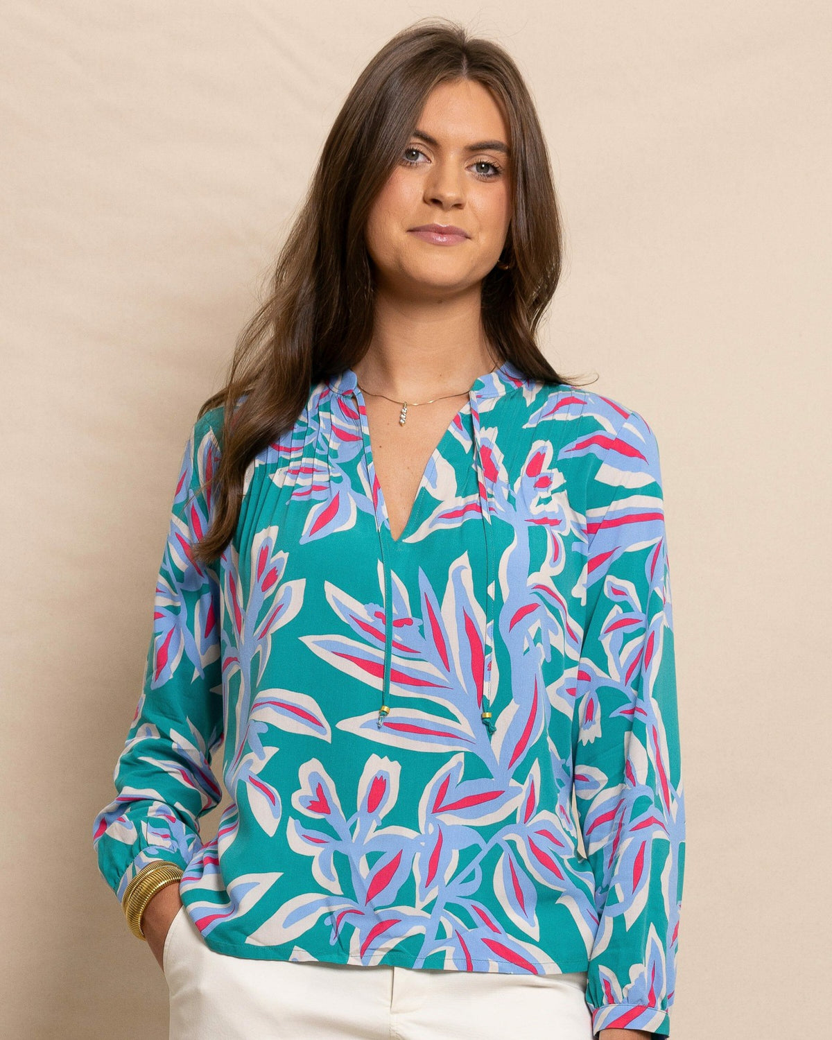 Bonni Vintage Gardens Blouse | Southern Tide Best Seller