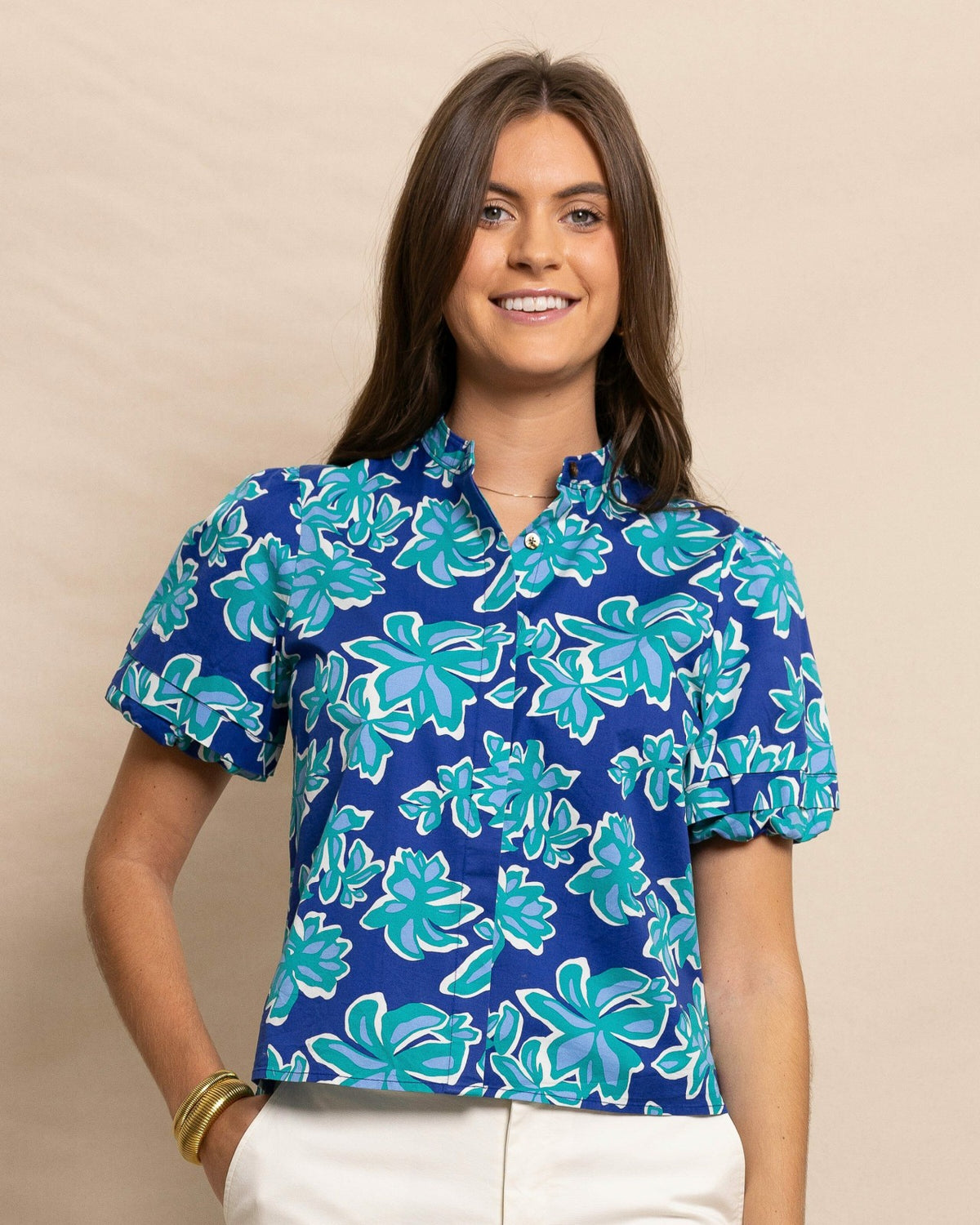 Payge Poplin Top | Southern Tide Customer Favorite