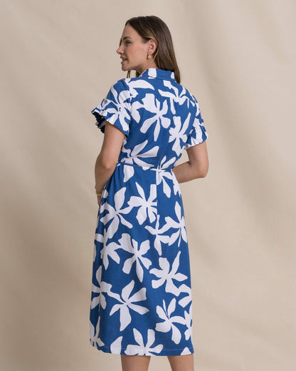 Tyra Printed Ruffle Sleeve Midi Dress | Southern Tide Discount