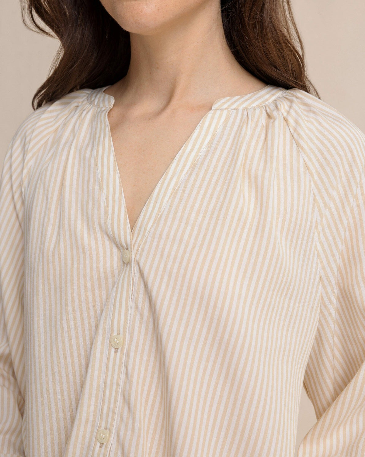 Brinley Band Collar Button Down Shirt | Southern Tide Recommended