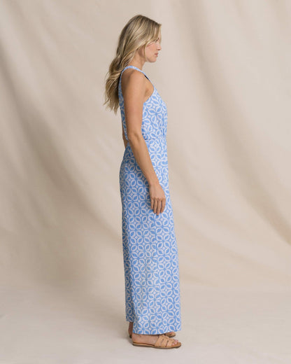 Karrigan Printed Performance Jumpsuit | Southern Tide Signature