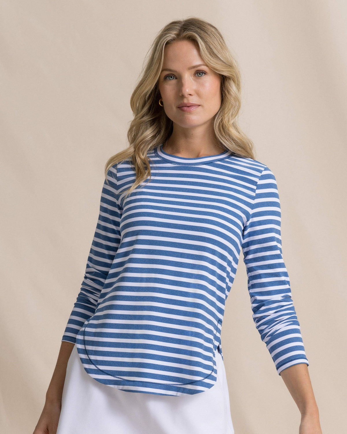 Linley Stripe Coastal Breeze® Performance Crew | Southern Tide Hot Sale