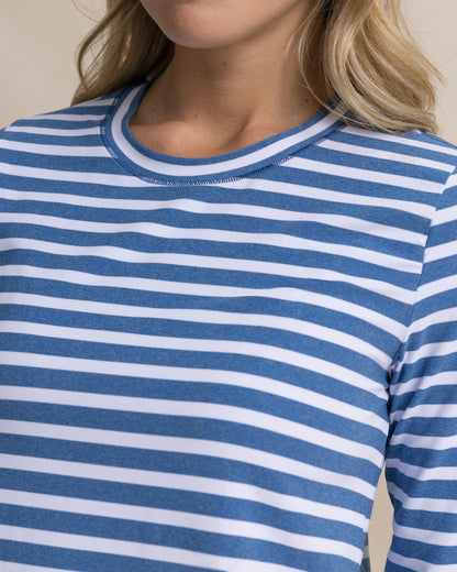 Linley Stripe Coastal Breeze® Performance Crew | Southern Tide Hot Sale