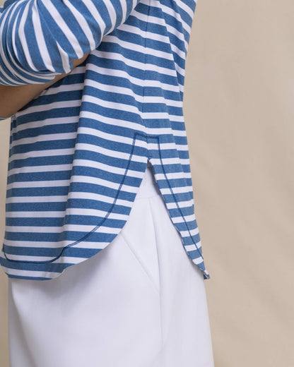 Linley Stripe Coastal Breeze® Performance Crew | Southern Tide Hot Sale