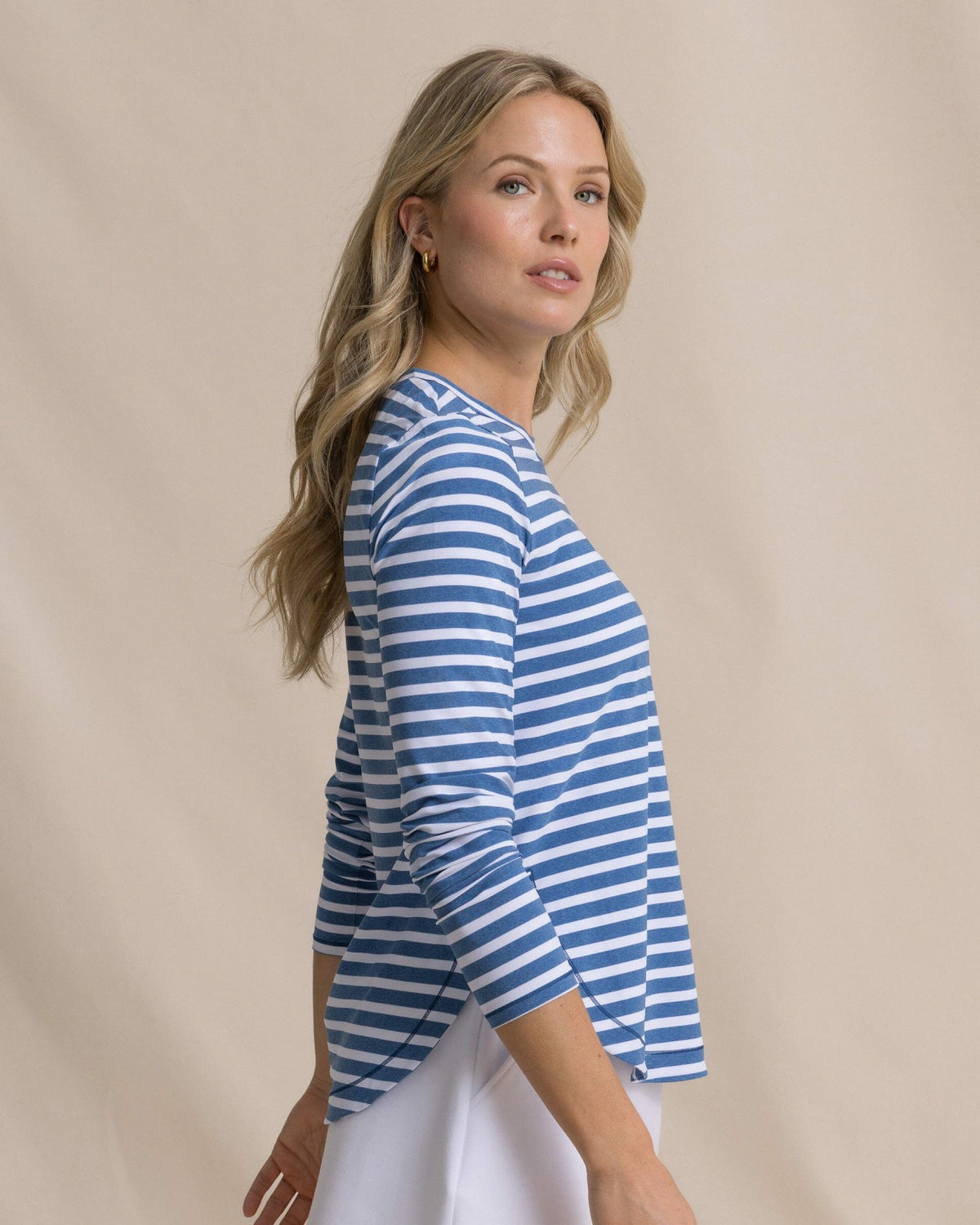 Linley Stripe Coastal Breeze® Performance Crew | Southern Tide Hot Sale