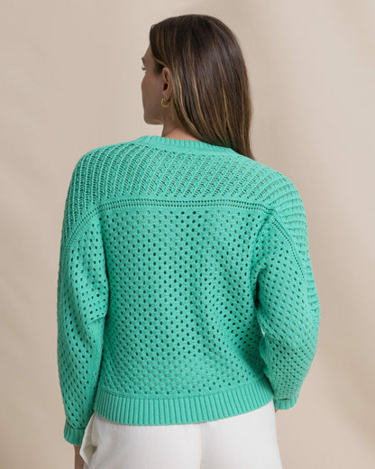 Ophelia Open Stitch Sweater - Florida Keys | Southern Tide Signature
