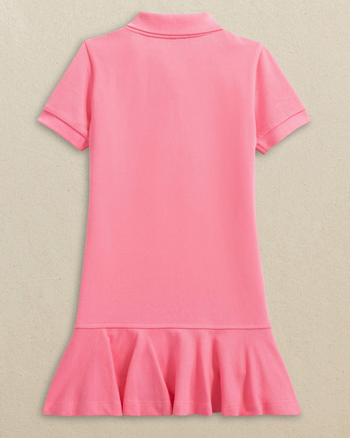 Girls Skipjack Dropwaist Polo Dress - Sea Pink | Southern Tide Trusted