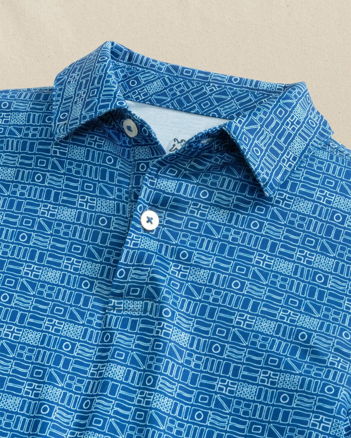 Boys Driver Nautical Flags Printed Performance Polo | Southern Tide Best Seller