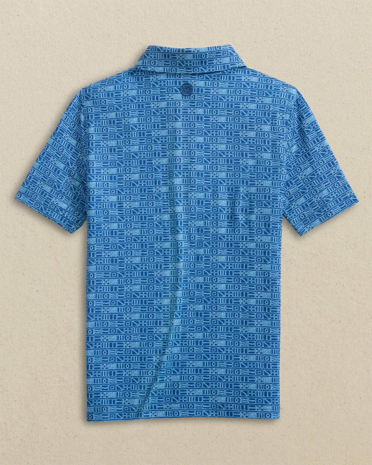 Boys Driver Nautical Flags Printed Performance Polo | Southern Tide Best Seller