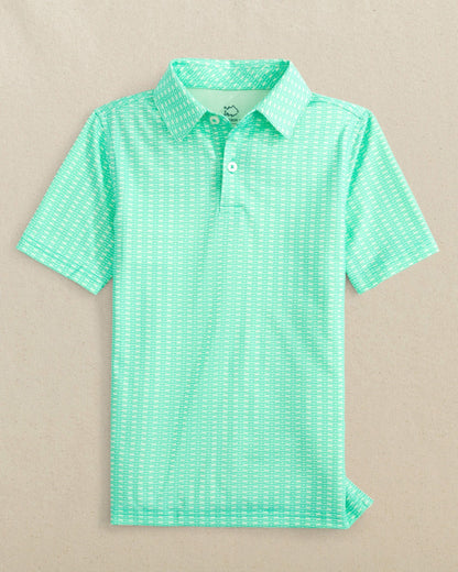 Boys Pop Lock & Dock It Printed Performance Polo | Southern Tide Everyday