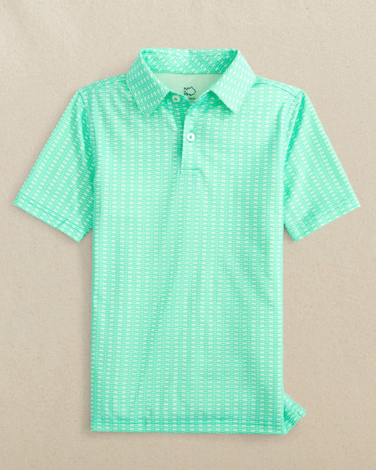 Boys Pop Lock & Dock It Printed Performance Polo | Southern Tide Everyday