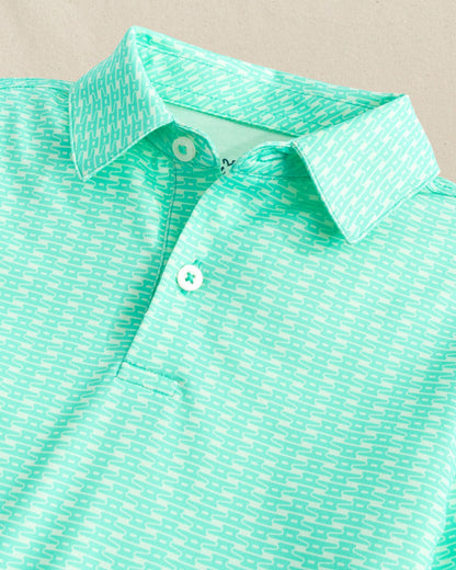 Boys Pop Lock & Dock It Printed Performance Polo | Southern Tide Everyday