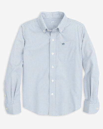 Youth Intercoastal Rosemont Tattersall Sport Shirt | Southern Tide Everyday