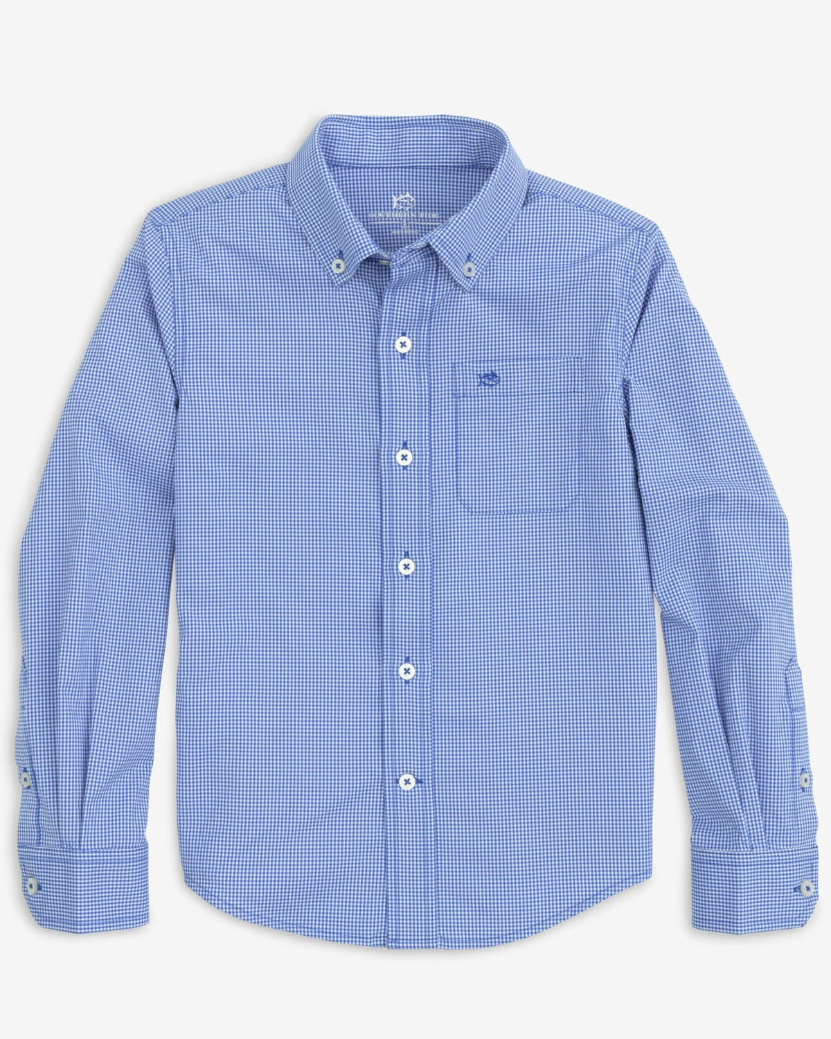 Boy's Intercoastal Mini Gingham Button Down Shirt | Southern Tide Classic