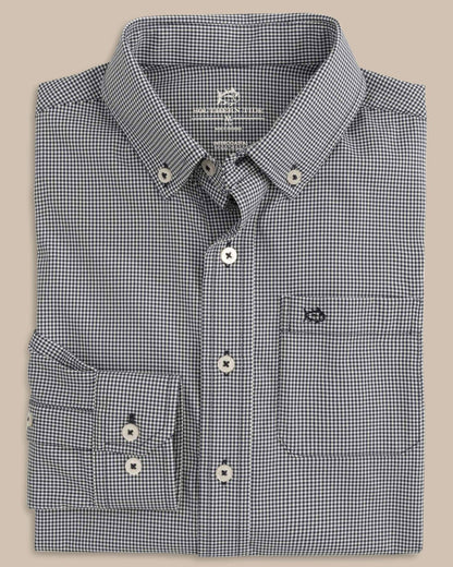 Boy's Intercoastal Mini Gingham Button Down Shirt | Southern Tide Classic