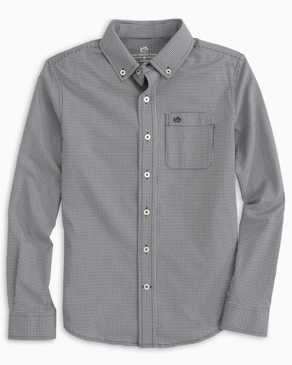 Boy's Intercoastal Mini Gingham Button Down Shirt | Southern Tide Classic