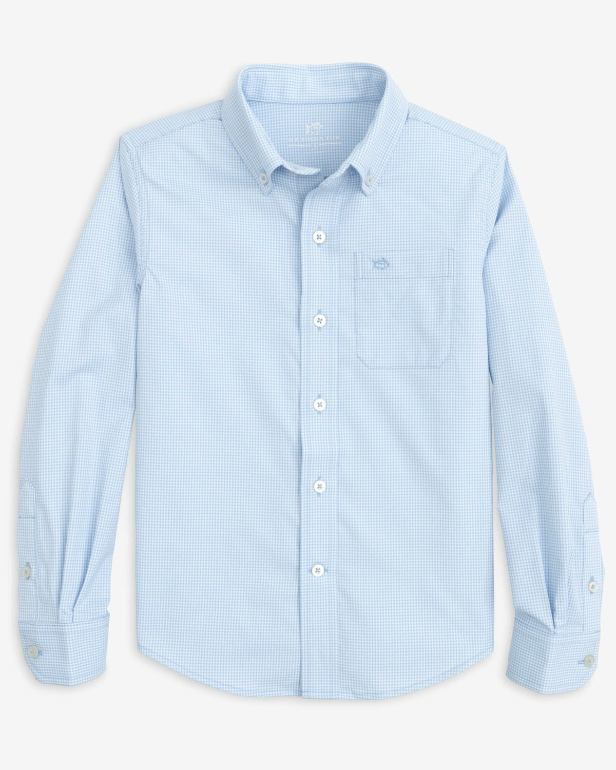 Boy's Intercoastal Mini Gingham Button Down Shirt | Southern Tide Classic