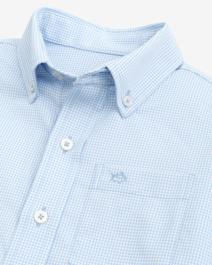 Boy's Intercoastal Mini Gingham Button Down Shirt | Southern Tide Classic