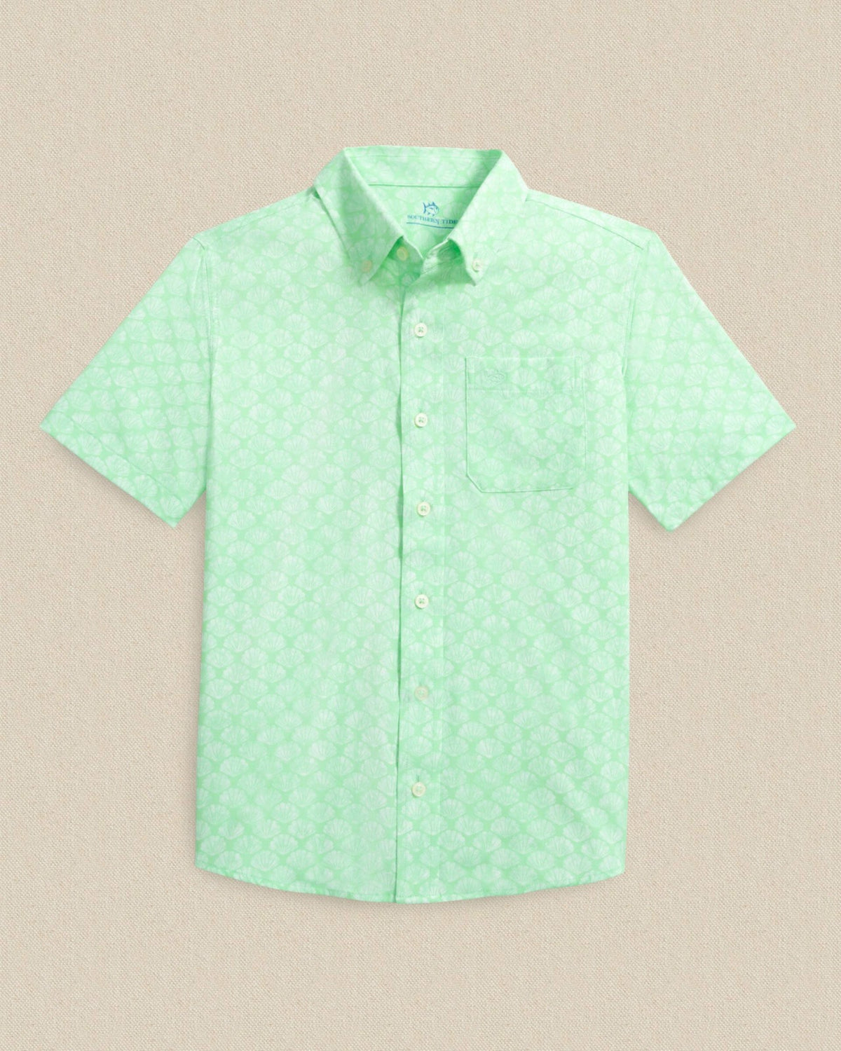 Boys Seashell Cove Short Sleeve Sport Shirt | Southern Tide Trending