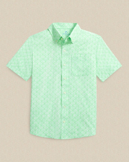Boys Seashell Cove Short Sleeve Sport Shirt | Southern Tide Trending