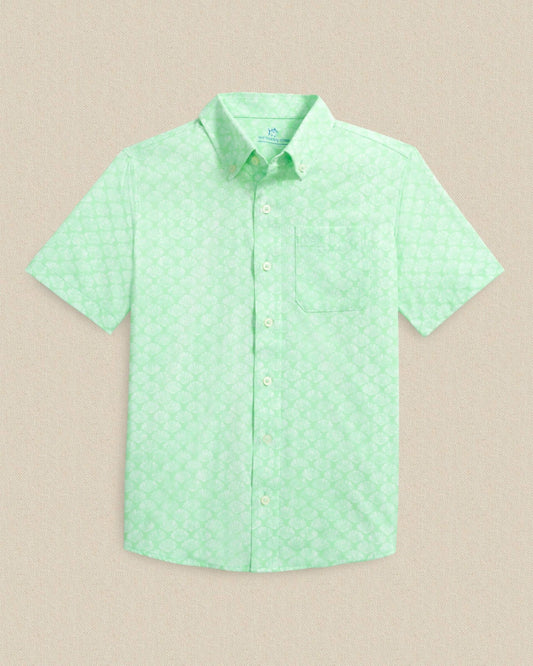 Boys Seashell Cove Short Sleeve Sport Shirt | Southern Tide Trending