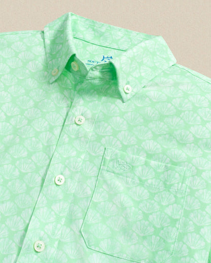 Boys Seashell Cove Short Sleeve Sport Shirt | Southern Tide Trending