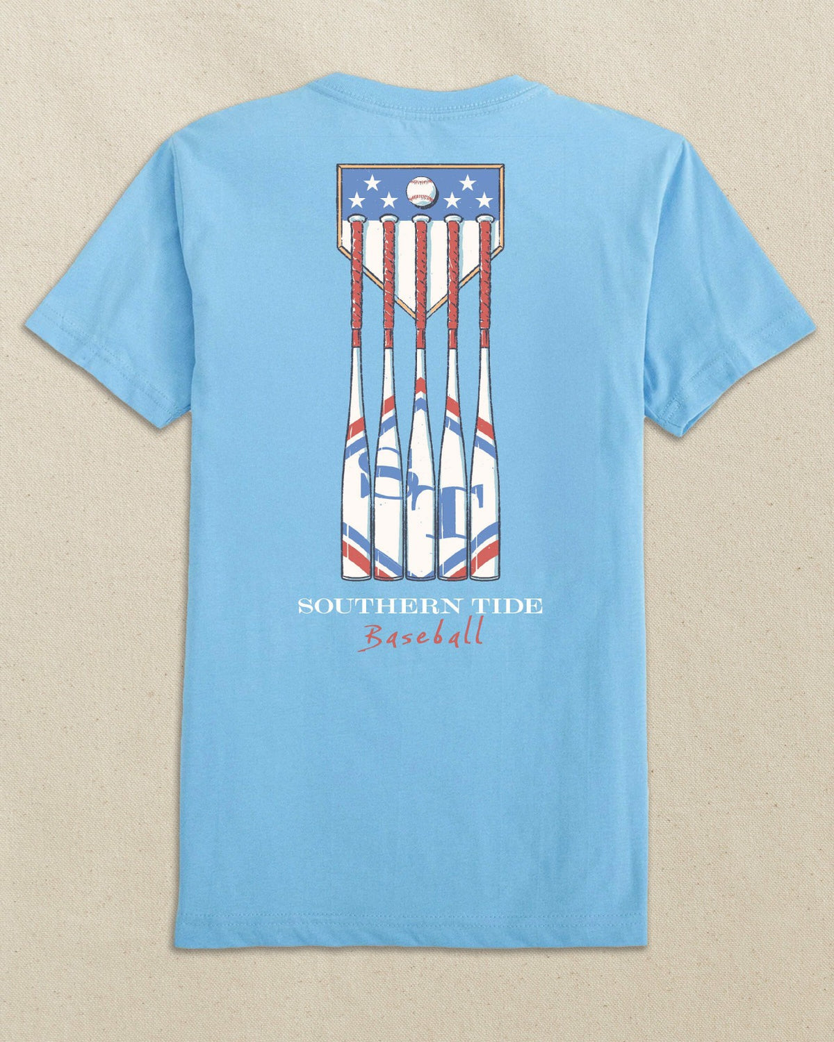 Kids Patriotic Bats Short Sleeve T-Shirt | Southern Tide Everyday