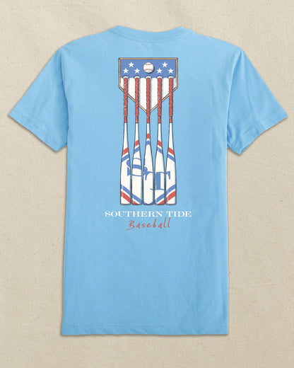 Kids Patriotic Bats Short Sleeve T-Shirt | Southern Tide Everyday