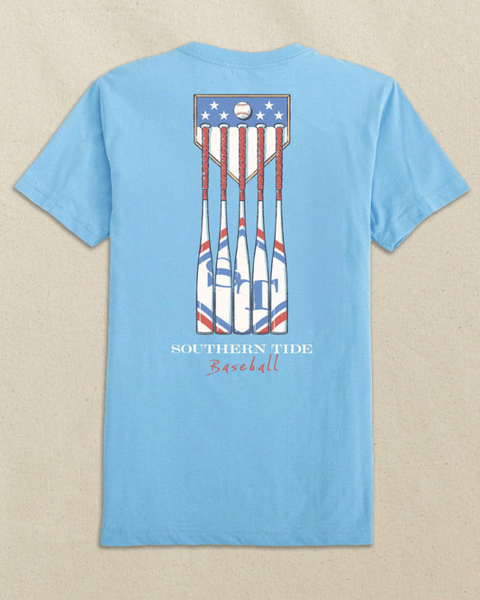Kids Patriotic Bats Short Sleeve T-Shirt | Southern Tide Everyday